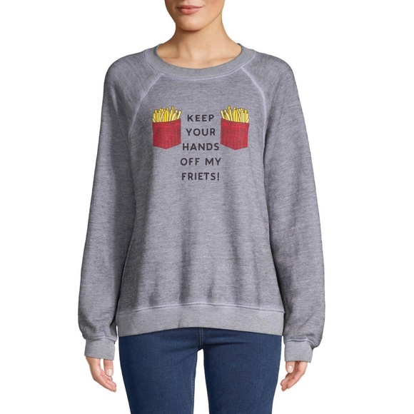 Wildfox Tops - Wildfox “Hands Off My Friets” Sweatshirt
